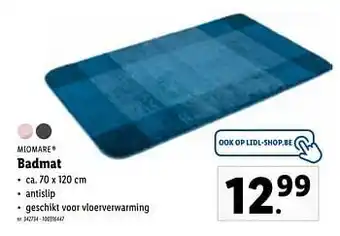 Lidl Badmat 70x120cm aanbieding