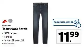 Lidl Jeans voor heren aanbieding