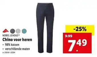 Chino voor heren