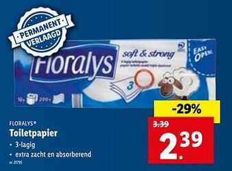 Lidl Toiletpapier aanbieding