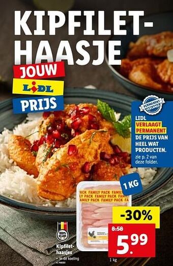 Lidl Kipfilethaasjes aanbieding
