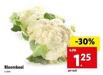 Lidl Bloemkool aanbieding
