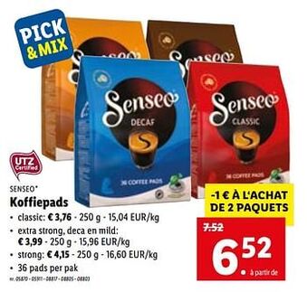 Lidl Koffiepads aanbieding