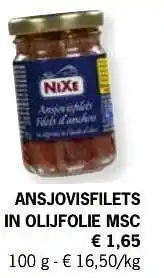 Lidl Ansjovisfilets in olijfolie msc 100g aanbieding