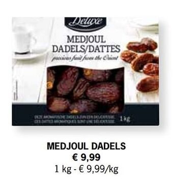 Lidl Medjoul dadels aanbieding