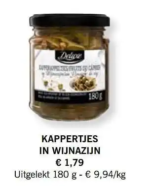 Kappertjes in wijnazijn 180g