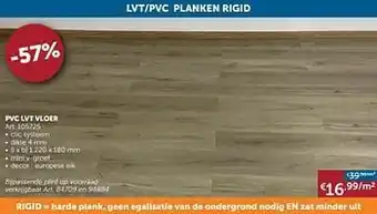 Zelfbouwmarkt Pvc lvt vloer aanbieding