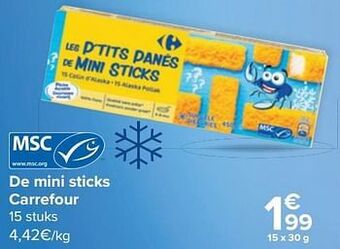 Carrefour De mini sticks carrefour aanbieding