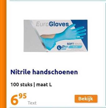Action Nitrile Handschoenen aanbieding
