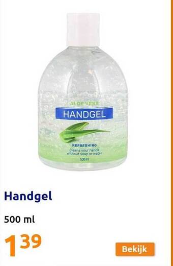 Action Handgel aanbieding