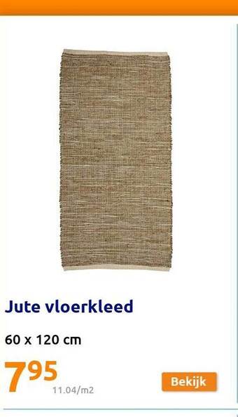 Action Jute Vloerkleed aanbieding