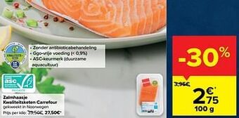 Carrefour Zalmhaasje kwaliteitsketen carrefour aanbieding