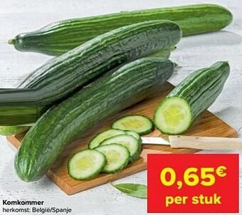 Carrefour Komkommer aanbieding