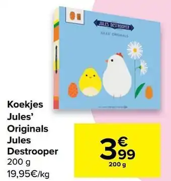 Carrefour Koekjes jules’ originals jules destrooper aanbieding