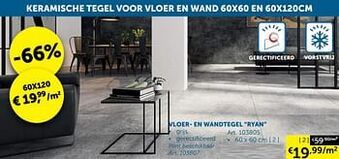Vloer- en wandtegel ryan