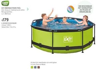 Dreamland Exit zwembad frame pool aanbieding