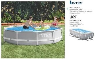 Dreamland Intex zwembad prism frame pool aanbieding