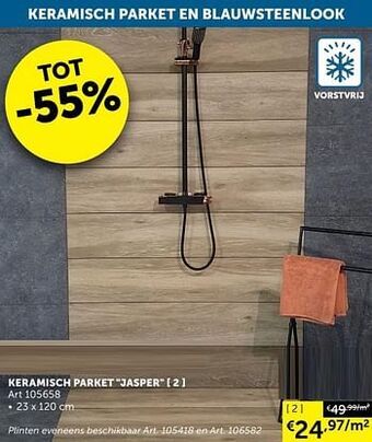 Zelfbouwmarkt Keramisch parket jasper aanbieding