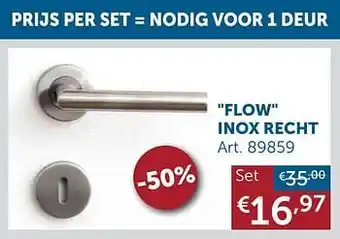 Flow inox recht