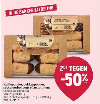 Koffiepuntjes, Bokkenpootjes, Speculoosbonbons Of Assortiment