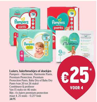 Luiers, Luierbroekjes Of Doekjes Pampers