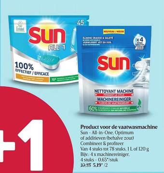 Delhaize Product Voor De Vaatwasmachine Sun aanbieding