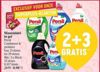 Delhaize Wasmiddel In Gel Persil aanbieding