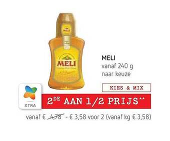 Spar Colruyt Meli aanbieding