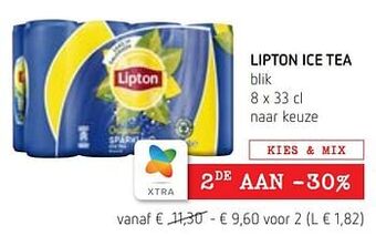 Spar Colruyt Lipton ice tea aanbieding
