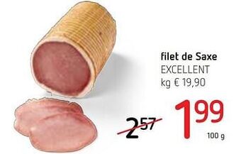 Filet de saxe excellent