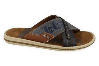 Berca Shoes Lee Cooper Slipper Heren - Blauw aanbieding