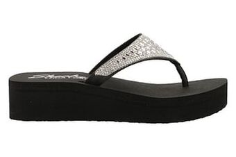 Berca Shoes Skechers Slipper - Zwart aanbieding