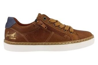 Berca Shoes Kidboxer Veterschoen Jongens - Cognac aanbieding