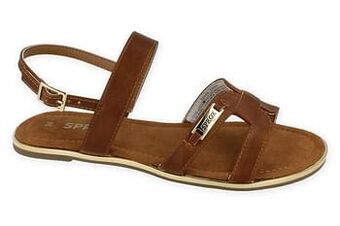 Berca Shoes Sprox Sandaal Dames Vegan - Cognac aanbieding