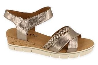 Berca Shoes Caprice Sandaal Dames Ortho Extra Breed G - Rosegold aanbieding