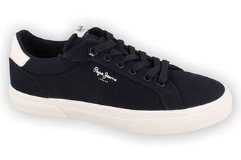 Berca Shoes Pepe Jeans Veterschoen Heren Kenton Classic Twill - Blauw aanbieding