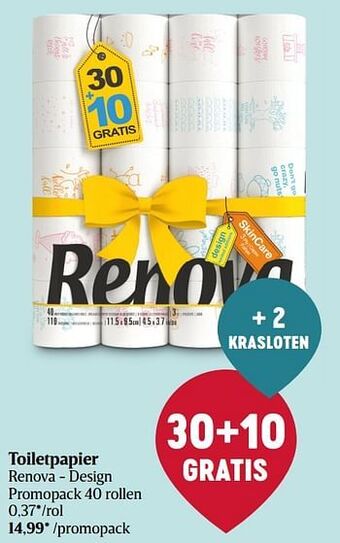 Delhaize Toiletpapier renova - design aanbieding