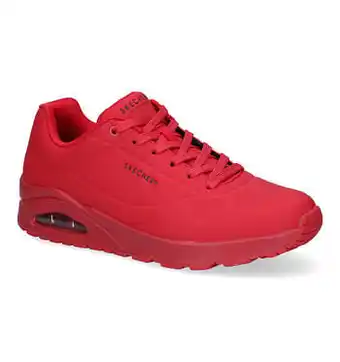 Torfs Skechers Uno Stand On Air Rode Sneakers aanbieding
