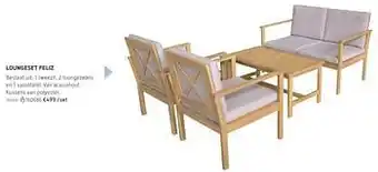 Dreamland Loungeset feliz aanbieding