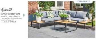 Dreamland Hartman loungeset santo aanbieding