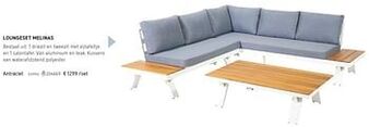 Dreamland Loungeset melinas antraciet aanbieding