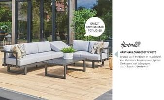 Dreamland Hartman loungeset veneto aanbieding
