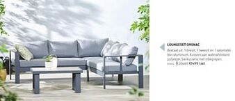 Dreamland Loungeset orgnac aanbieding
