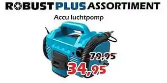 iTEK Robust plus assortiment accu luchtpomp aanbieding