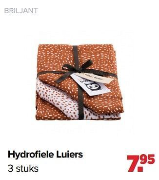 Baby-Dump Hydrofiele luiers aanbieding