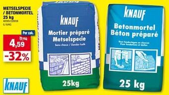 Hubo Metselspecie - betonmortel aanbieding