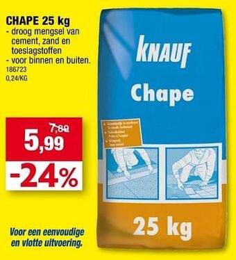 Hubo Chape aanbieding