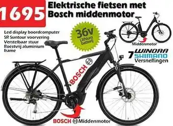 Elektrische fietsen met bosch middenmotor