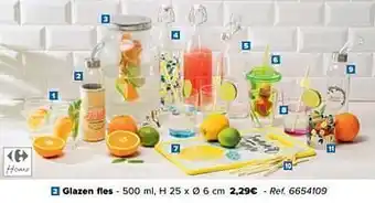 Carrefour Glazen fles aanbieding