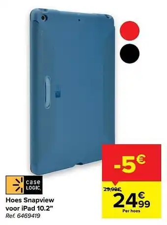 Carrefour Hoes snapview voor ipad 10.2`` aanbieding